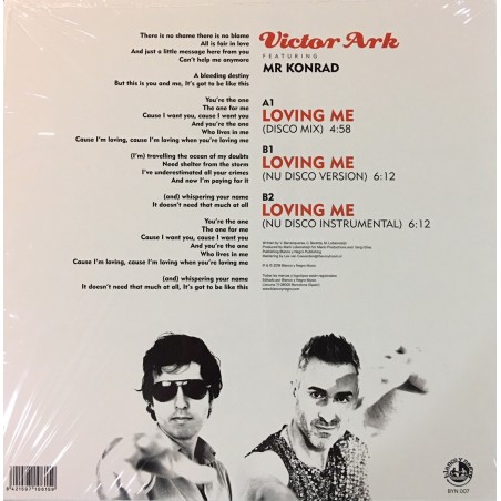 VICTOR ARKT FEAT. MR KONRAD - LOVING ME (RED VINYL) VICTOR ARKT FEAT. MR KONRAD - LOVING ME (RED VINYL)