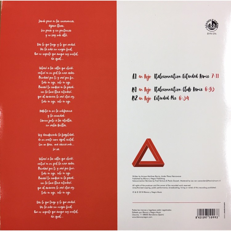 ANDERMAY - EN ROJO (RED VINYL)