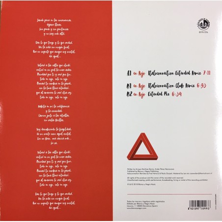 ANDERMAY - EN ROJO (RED VINYL) ANDERMAY - EN ROJO (RED VINYL)