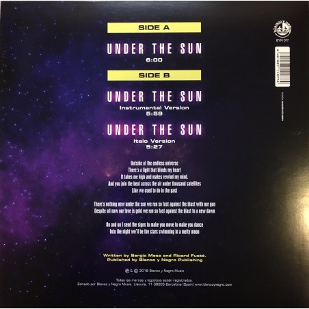 IAMNOTAROBOT FEAT MR WOODCUT - UNDER THE SUN (TRANSPARENT VINYL)