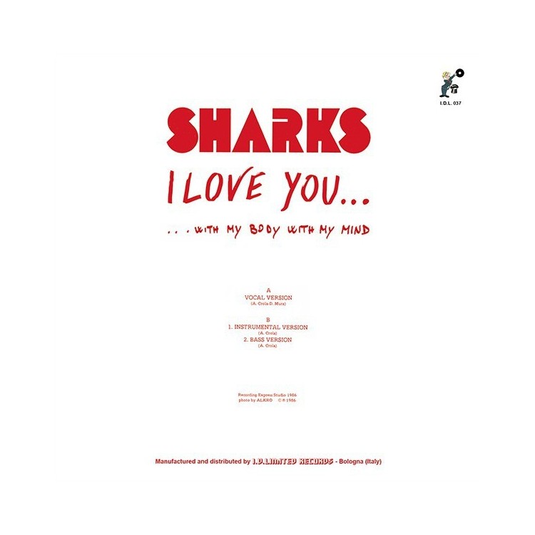 SHARKS - I LOVE YOU... (WHITE VINYL)