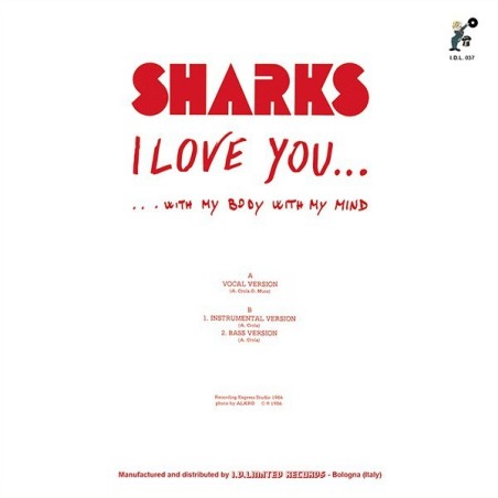 SHARKS - I LOVE YOU... (WHITE VINYL)