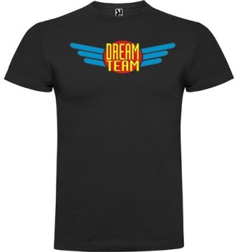 CAMISETA/T-SHIRT DREAM TEAM NEGRA TALLA L