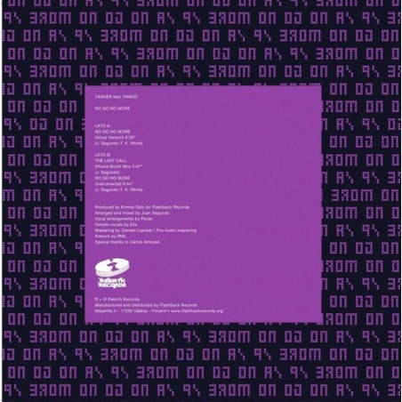 TANNER FEAT. PARDO - NO GO NO MORE (TRANSPARENT VINYL) TANNER FEAT. PARDO - NO GO NO MORE (TRANSPARENT VINYL)