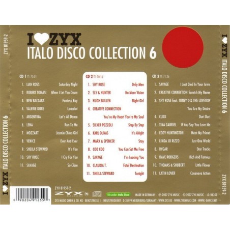 I LOVE ZYX ITALO DISCO CONNECTION 6