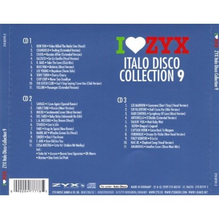 I LOVE ZYX ITALO DISCO CONNECTION 9