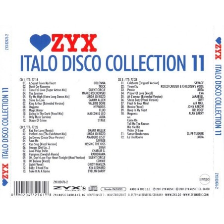 I LOVE ZYX ITALO DISCO CONNECTION 11