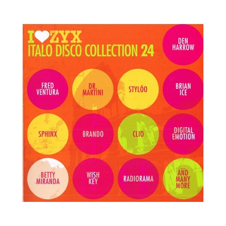 I LOVE ZYX ITALO DISCO COLLECTION 24