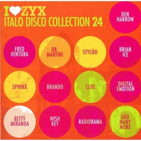 I LOVE ZYX ITALO DISCO COLLECTION 24