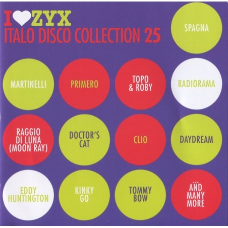 I LOVE ZYX ITALO DISCO COLLECTION 25