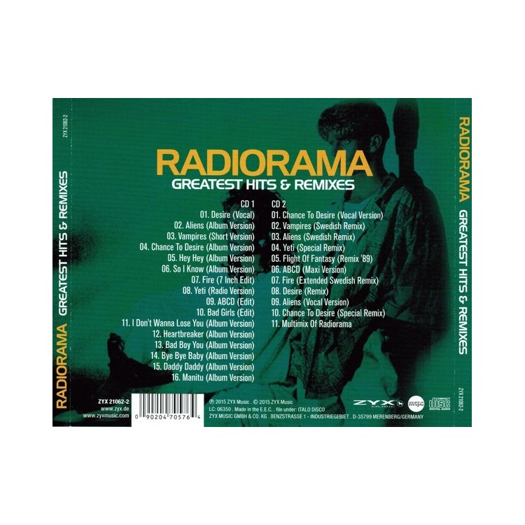 RADIORAMA - GREATEST HITS & REMIXES - CD