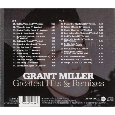 GRANT MILLER - GREATEST HITS & REMIXES - CD