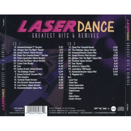 LASERDANCE - GREATEST HITS & REMIXES - CD LASERDANCE - GREATEST HITS & REMIXES - CD