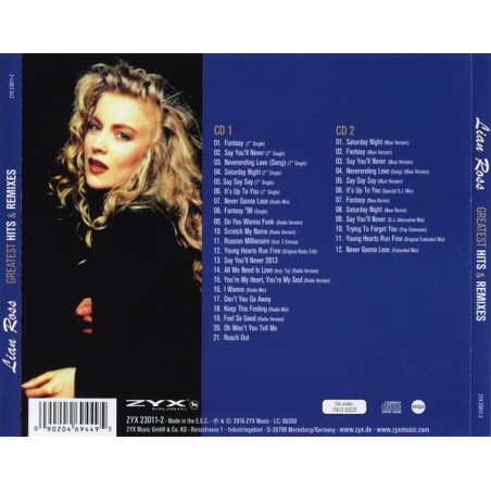 LIAN ROSS - GREATEST HITS & REMIXES - CD LIAN ROSS - GREATEST HITS & REMIXES - CD