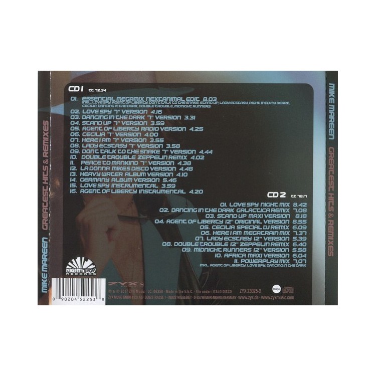 MIKE MAREEN - GREATEST HITS & REMIXES - CD