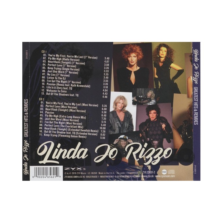 LINDA JO RIZZO - GREATEST HITS & REMIXES - CD