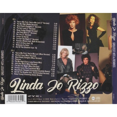 LINDA JO RIZZO - GREATEST HITS & REMIXES - CD