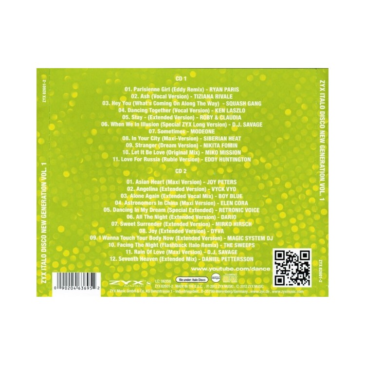 ZYX ITALO DISCO NEW GENERATION Vol.1