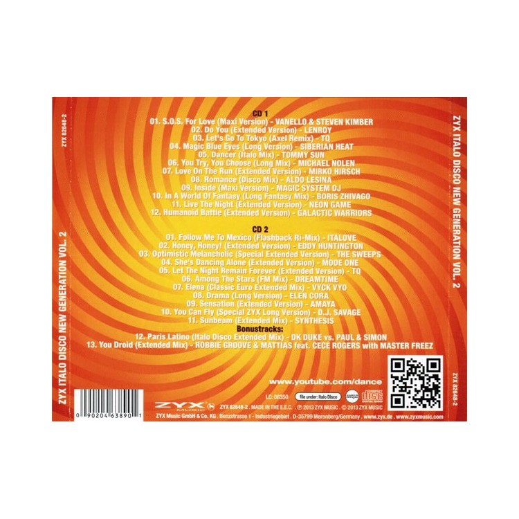 ZYX ITALO DISCO NEW GENERATION Vol.2