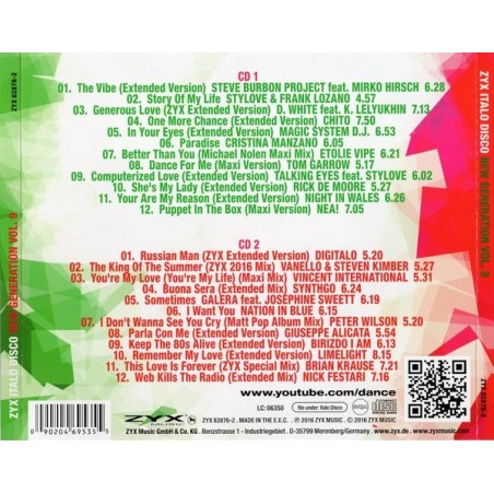 ZYX ITALO DISCO NEW GENERATION Vol.9