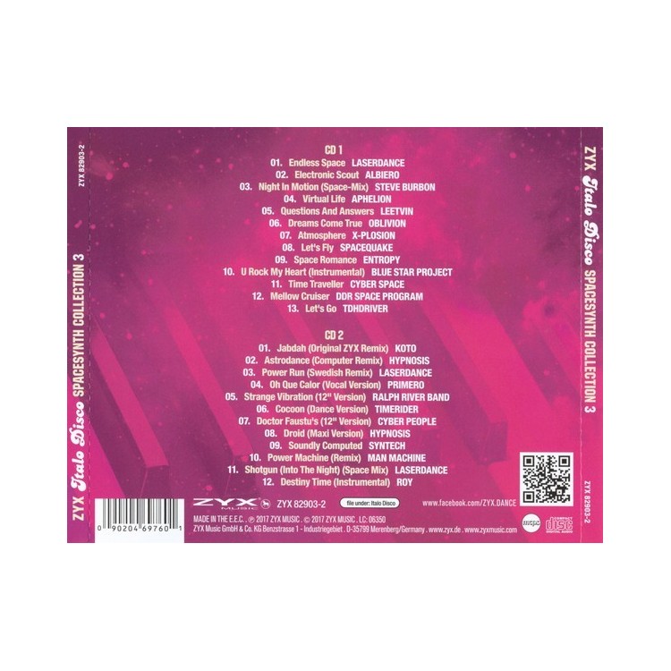ZYX ITALO DISCO SPACESYNTH COLLECTION Vol.3