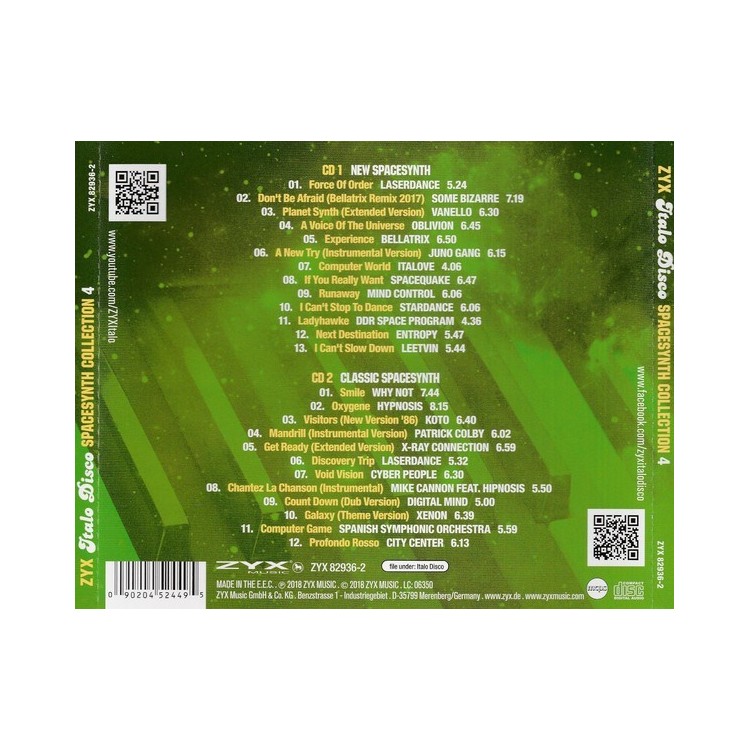 ZYX ITALO DISCO SPACESYNTH COLLECTION Vol.4