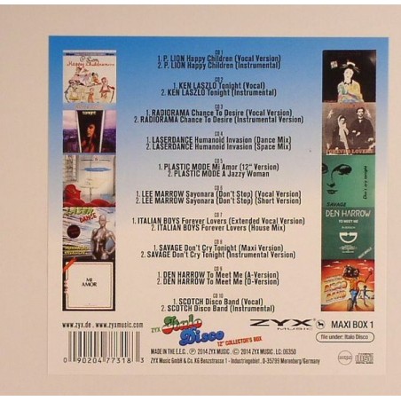 ZYX ITALO DISCO 12 INCH COLLECTOR'S BOX Vol.1