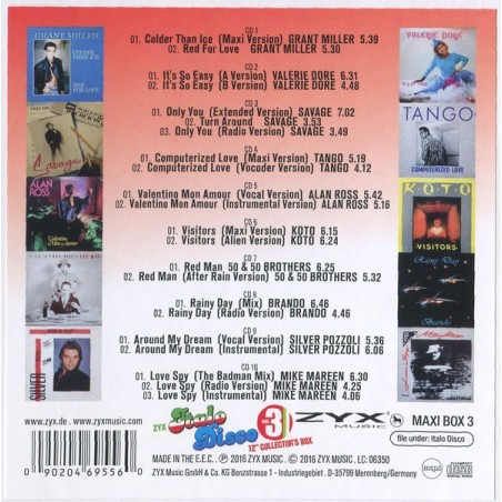 ZYX ITALO DISCO 12 INCH COLLECTOR'S BOX Vol.3 ZYX ITALO DISCO 12 INCH COLLECTOR'S BOX Vol.3