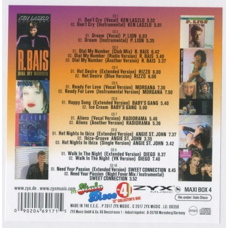 ZYX ITALO DISCO 12 INCH COLLECTOR'S BOX Vol.4