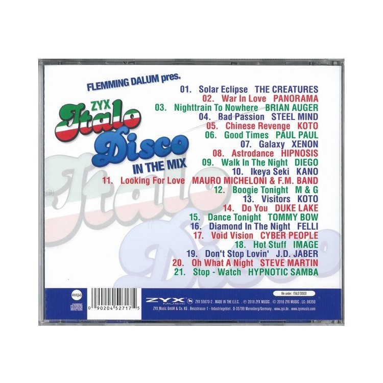 FLEMMING DALUM - ZYX ITALO DISCO IN THE MIX
