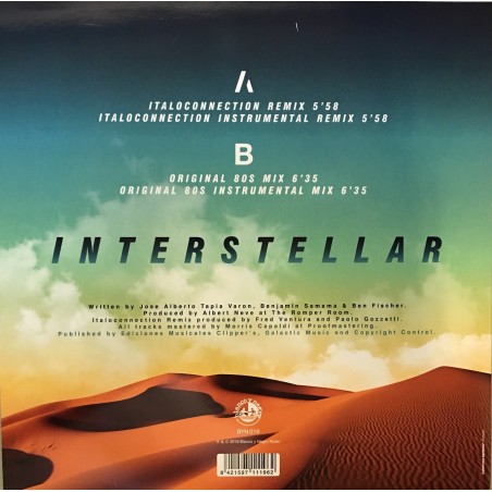 ALBERT NEVE - INTERSTELLAR (TRANSPARENT VINYL) ALBERT NEVE - INTERSTELLAR (TRANSPARENT VINYL)