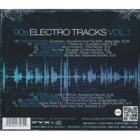 90s ELECTRO TRACKS Vol.1 - CD 90s ELECTRO TRACKS Vol.1 - CD