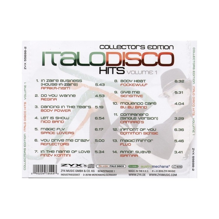 ITALO DISCO HITS VOLUME 1 - CD