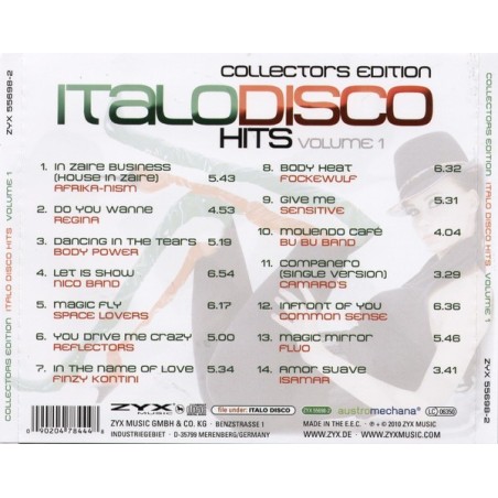 ITALO DISCO HITS VOLUME 1 - CD ITALO DISCO HITS VOLUME 1 - CD