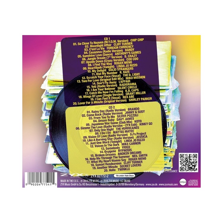 ZYX ITALO DISCO THE 7" COLLECTION - CD