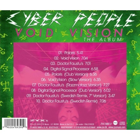 CYBER PEOPLE - VOID VISION THE ALBUM - CD CYBER PEOPLE - VOID VISION THE ALBUM - CD
