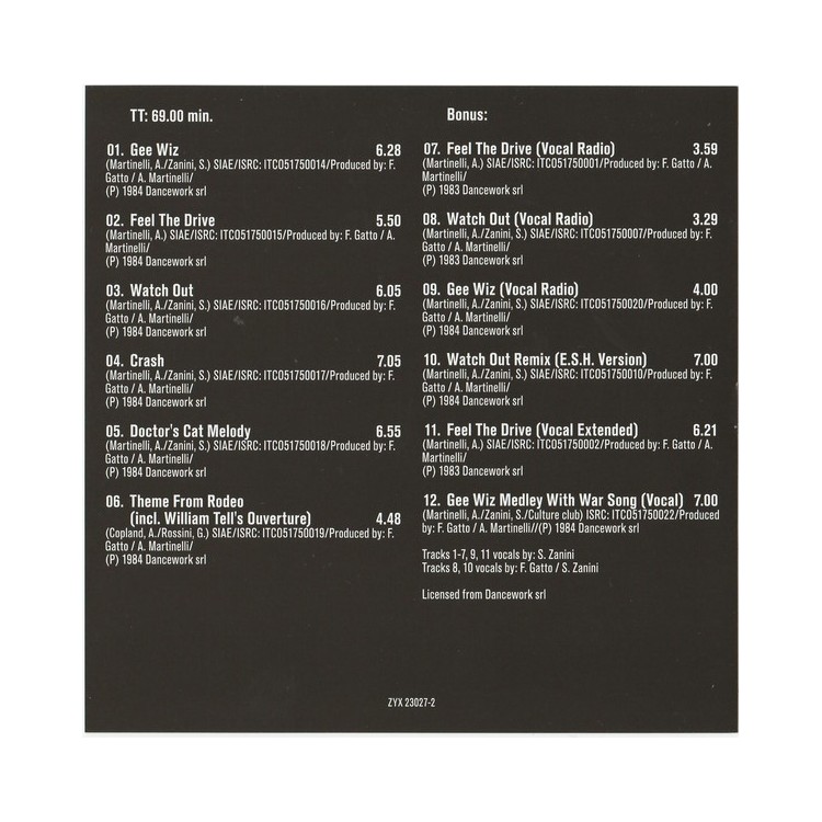 DOCTOR'S CAT - GEE WIZ - CD DELUXE VERSION