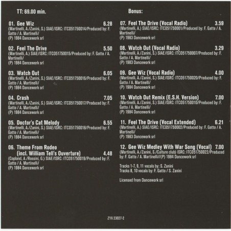 DOCTOR'S CAT - GEE WIZ - CD DELUXE VERSION