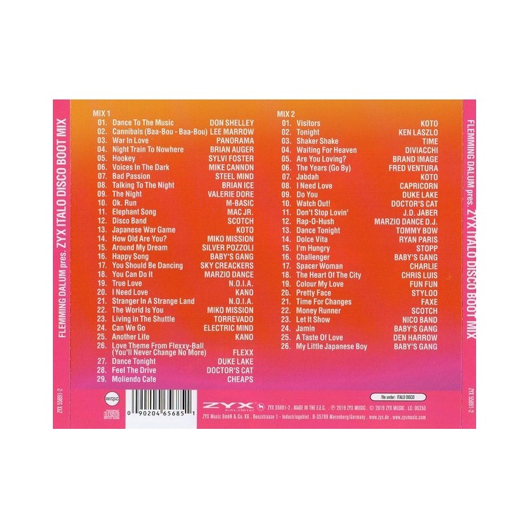 FLEMMING DALUM - ZYX ITALO DISCO BOOT MIX