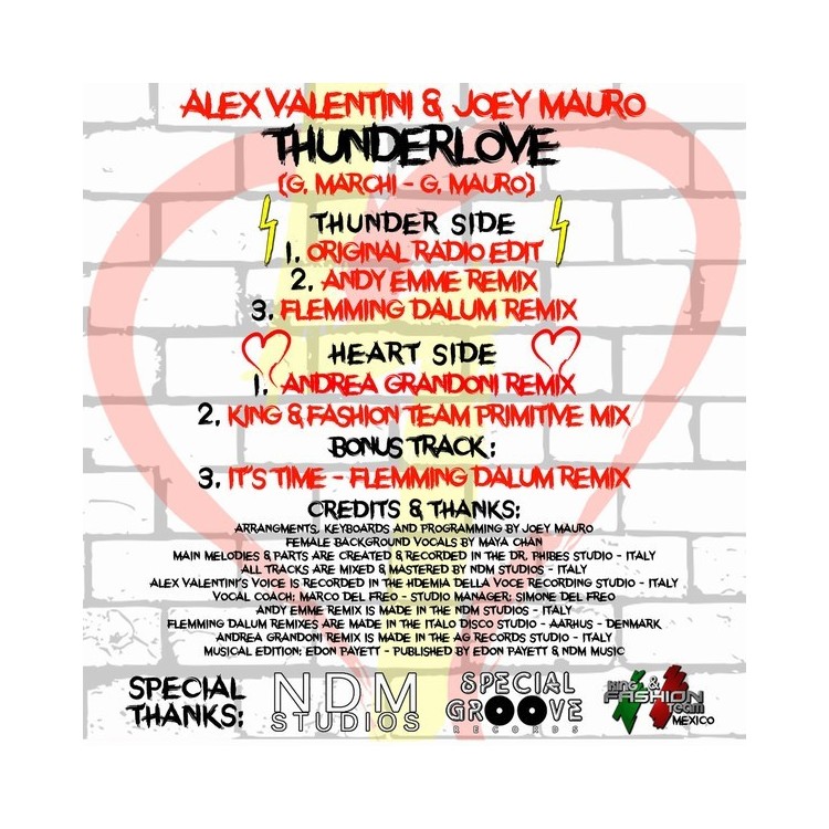 ALEX VALENTINI - THUNDERLOVE (YELLOW VINYL)
