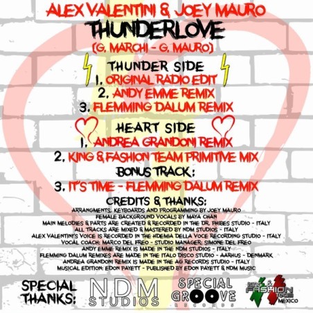 ALEX VALENTINI - THUNDERLOVE (YELLOW VINYL)