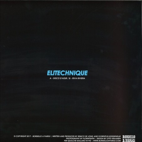 ELITECHNIQUE - DISCO D'AZUR/RIVA RIVIERA - VINYL