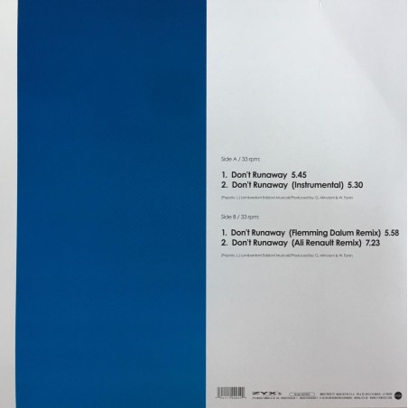 MYXOMA - DON'T RUNAWAY - VINYL