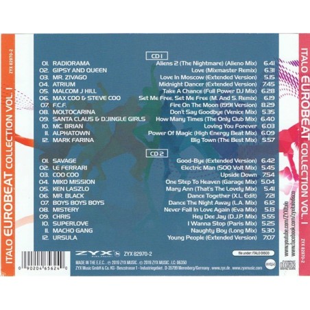 ITALO EUROBEAT COLLECTION Vol.1 - 2CD