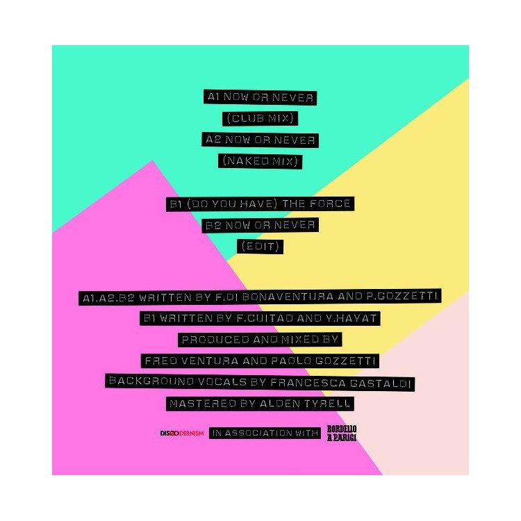 ITALOCONNECTION - NOW OR NEVER (YELLOW VINYL)