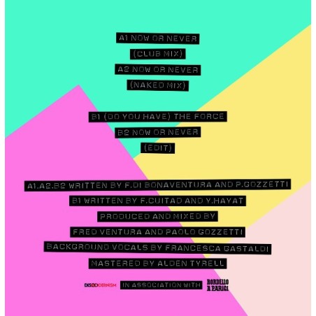 ITALOCONNECTION - NOW OR NEVER (YELLOW VINYL) ITALOCONNECTION - NOW OR NEVER (YELLOW VINYL)