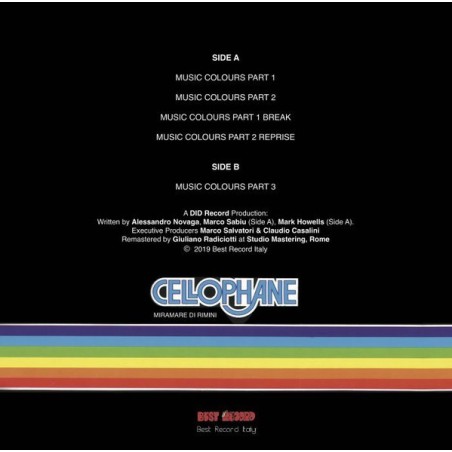 CELLOPHANE - MUSIC COLOURS (VINYL) CELLOPHANE - MUSIC COLOURS (VINYL)