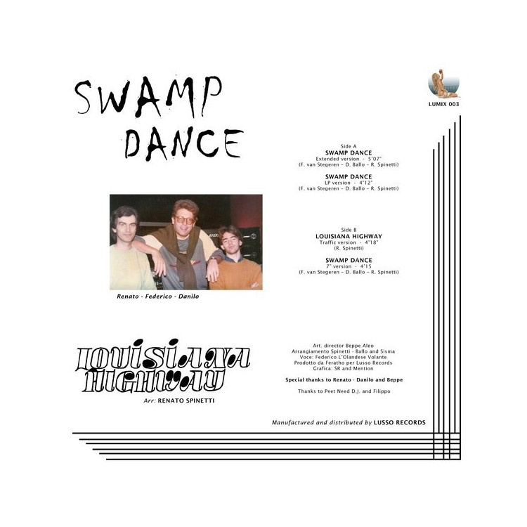 FEDERICO L'OLANDESE VOLANTE - SWAMP DANCE - VINYL