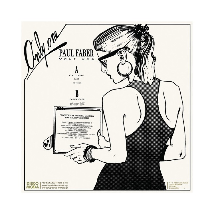 PAUL FABER - Only One (BLUE TRANSPARENT VINYL)