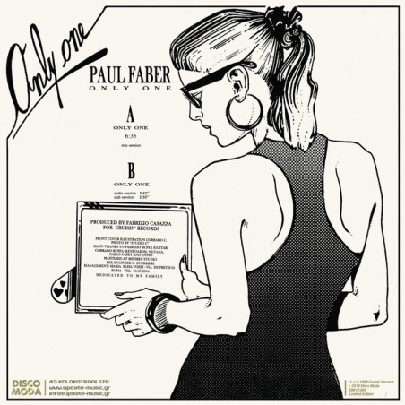 PAUL FABER - Only One (BLUE TRANSPARENT VINYL) PAUL FABER - Only One (BLUE TRANSPARENT VINYL)